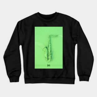 Jazz Green Accent Crewneck Sweatshirt